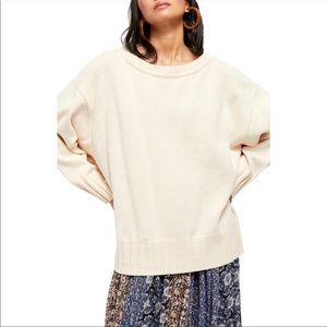 Free People Street Fair Tunic in Ivory Combo M